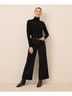 Pact Black Luxe Stretch Jersey Slim Turtleneck Size S - photo 4
