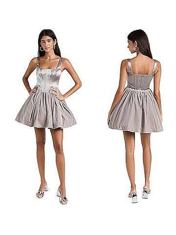 STAUD Landscape Dress Cocktail Dress (view 1)