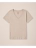 Pact Flax Heather Softspun V-Neck Tee Size XS - photo 1