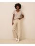 Pact Flax Heather Softspun V-Neck Tee Size XS - photo 4