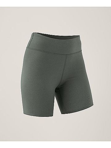 Pact Castor Green On The Go-To Bike Short (view 1)