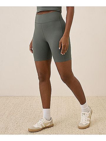 Pact Castor Green On The Go-To Bike Short (view 2)