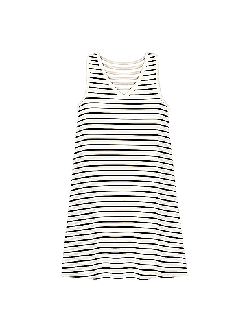 Pact Sonoma Stripe Softspun A-Line Tank Dress (view 1)