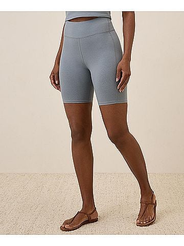 Pact Smoke Blue On The Go-To Bike Short (view 2)