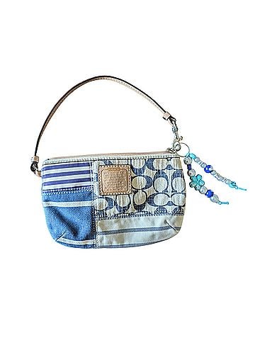 Coach Daisy Denim Patchwork Wristlet (view 1)