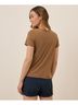 Pact Brown Sugar Softspun Crew Neck Tee Size S - photo 5