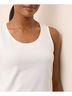 Pact White Luxe Stretch Jersey Tank Size XL - photo 3