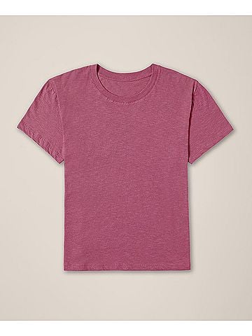 Pact Verbena Featherweight Slub Relaxed Crewneck Tee (view 1)