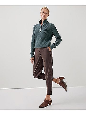 Pact Carob Boulevard Brushed Twill Chino (view 2)