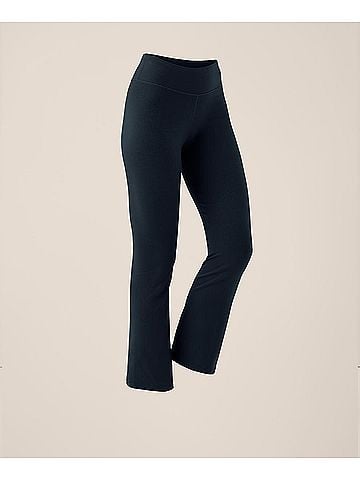 Pact Midnight Blue On the Go-To Cropped Bootcut Legging (view 1)