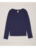 Pact Eclipse Purple Featherweight Slub Long Sleeve Tee Size M - photo 1