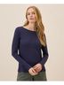 Pact Eclipse Purple Featherweight Slub Long Sleeve Tee Size M - photo 2
