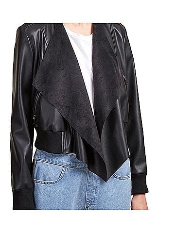 French Connection Faux Leather Jacket (view 1)