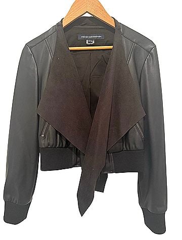 French Connection Faux Leather Jacket (view 2)