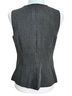Gap 63% Polyester 33% Rayon 4% Spandex 100% Polyester Plaid Black Gray Vest Size S - photo 4