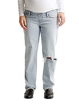 Abercrombie & Fitch 90s Straight Maternity Jeans (view 2)