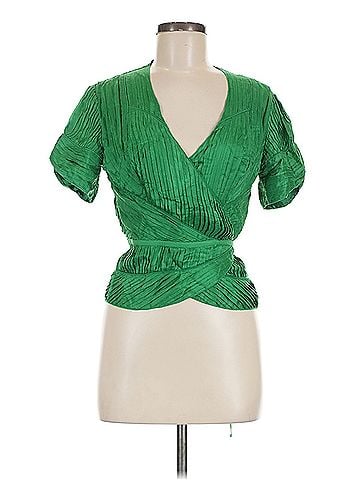 Diane von Furstenberg Diane Von Furstenberg Short Sleeve Silk Top (view 1)