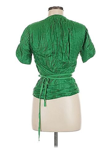Diane von Furstenberg Diane Von Furstenberg Short Sleeve Silk Top (view 2)