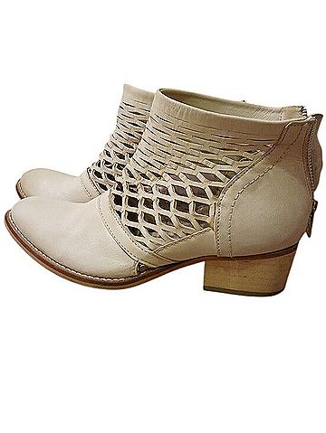 Rebels Cutout Ankle Booties Ankle Boots (view 2)