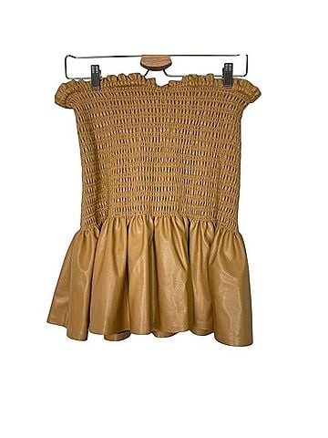 A.L.C. Jenny Faux Leather Skirt (view 2)