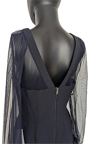 Maggy London Carmindy Illusion Cocktail Dress (view 2)