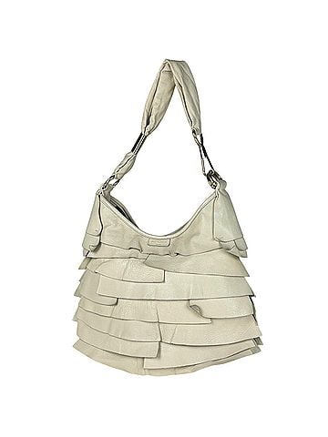 Yves Saint Laurent Yves Saint Laurent YVES SAINT LAURENT Shoulder Bag Saint-Tropez Frill Leather Ivory 122245 Women's (view 1)
