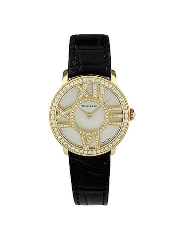 Tiffany & Co. Tiffany &amp; Co. Atlas Cocktail Z1900.10.50E91A40B Watch, Yellow Gold, Diamond, Quartz, White, Ladies'. (view 2)