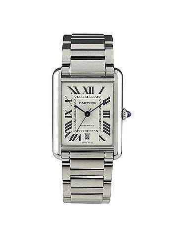 Cartier Cartier Tank Must XL WSTA0053 Watch, Stainless Steel, Automatic, Silver, Men's (view 2)