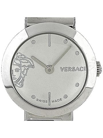 Versace Versace Meanders watch, stainless steel, quartz, silver, women's. (view 1)