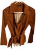 Potter's Pot 100% Polyester 100% Polyester Brown Jacket Size S - photo 5