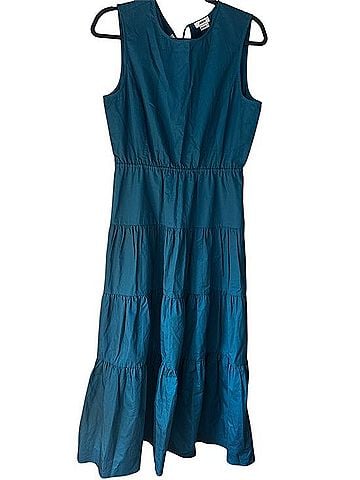 Jason Wu Tiered Cutout Poplin Midi Dress Casual Dress (view 1)
