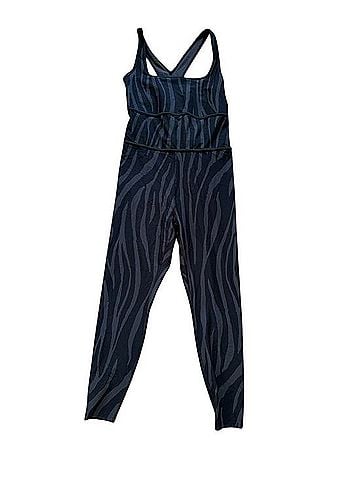 Diane von Furstenberg Zebra-Print Athletic Jumpsuit Jacket (view 1)