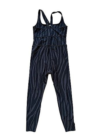 Diane von Furstenberg Zebra-Print Athletic Jumpsuit Jacket (view 2)