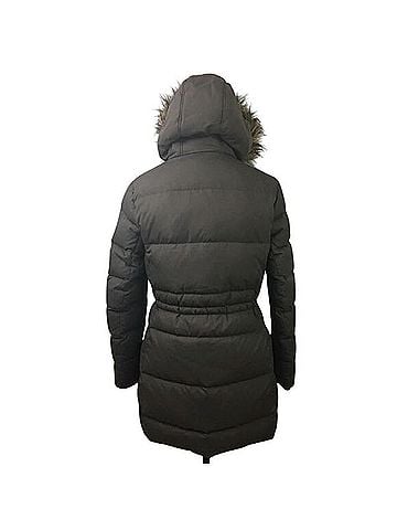 Lauren by Ralph Lauren Warm Winter Fur Lined 3/4 Length Snow Bunny Puffer Coat (view 2)
