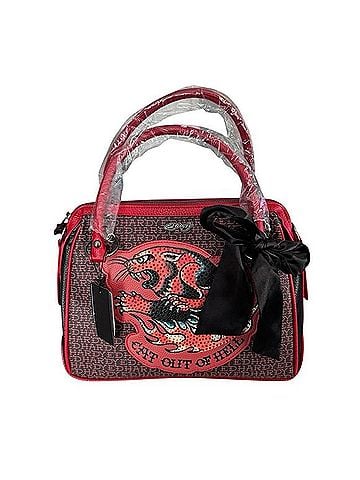 Ed Hardy Cat Out Of Hell Shoulder Bag (view 2)