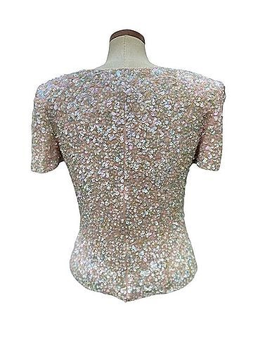 Adrianna Papell Occasions Short Sleeve Blouse (view 2)