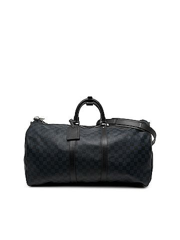 Louis Vuitton Damier Cobalt Keepall Bandouliere 55 (view 1)