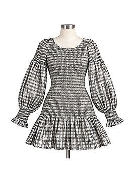 LoveShackFancy gingham smocked silk Cocktail Dress (view 1)