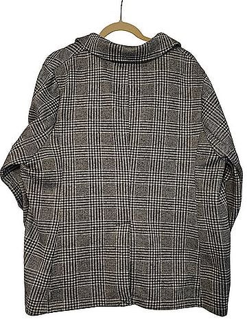 Lands' End Glen Plaid Single-Button Fleece Blazer Blazer (view 2)