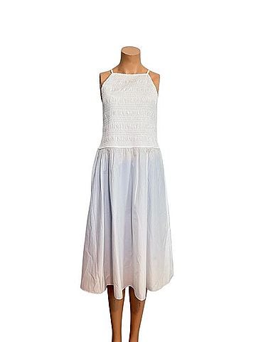 Michael Kors Smocked Halter Midi Dress Casual Dress (view 1)
