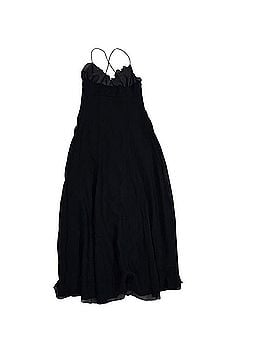 Armani Exchange Silk Ruffle Smocked Maxi Dress Casual Dress (view 2)