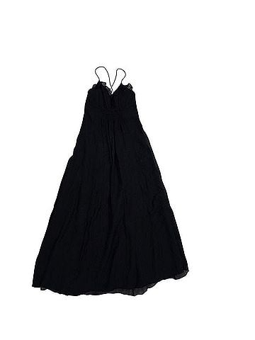 Armani Exchange Silk Ruffle Smocked Maxi Dress Casual Dress (view 1)