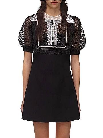 Self-Portrait Cocktail Dress (view 1)