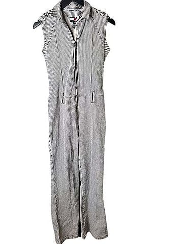 Tommy Hilfiger Sleeveless Ribbed Zip-Front Jumpsuit Jumpsuit (view 2)
