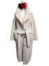 BCBGMAXAZRIA Plush Cream Teddy Coat Jacket - photo 1