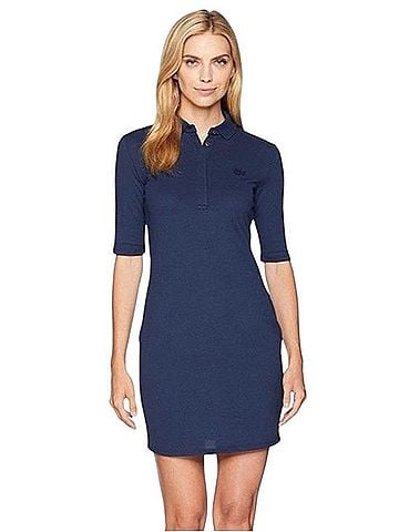 Lacoste Pique Knit Polo Mini Dress Casual Dress (view 1)