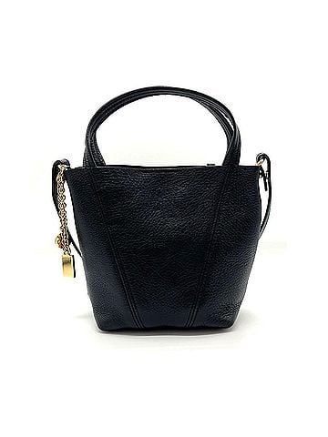Chloé Chloé Chloe Spin Small Tote Bag, Black Grain Leather (view 2)