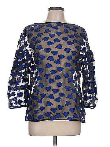 Lela Rose Lela Rose 3/4 Sleeve Blouse (view 1)