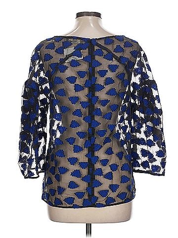 Lela Rose Lela Rose 3/4 Sleeve Blouse (view 2)