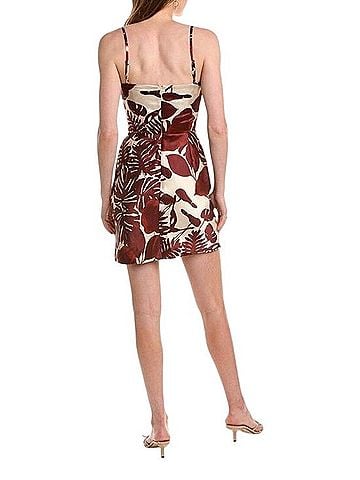 Nicholas Haley Cowl Draped Mini Dress Cocktail Dress (view 2)